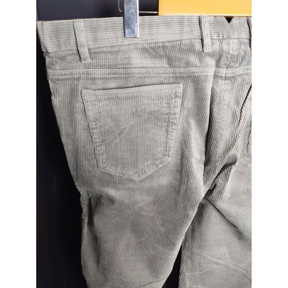 Snover Men’s Grey Corduroy Chino Pants Straight Leg Stretch Fit NWT - Picture 8 of 10